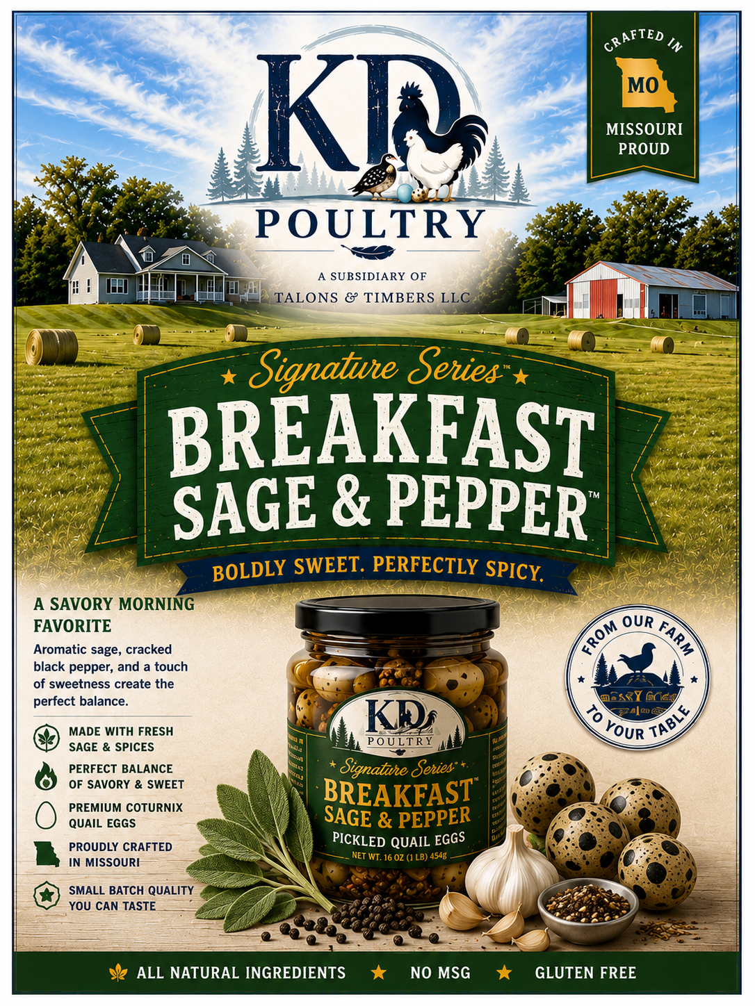 Breakfast Sage & Pepper — morning essential