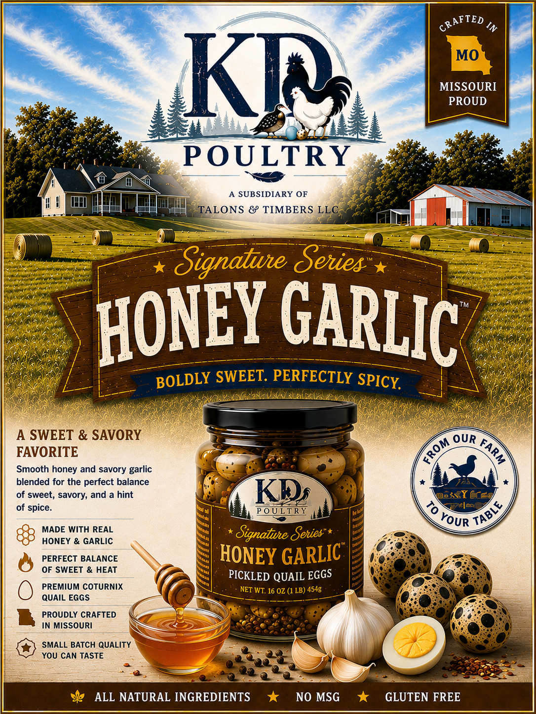 Honey Garlic — sweet, savory, irresistible