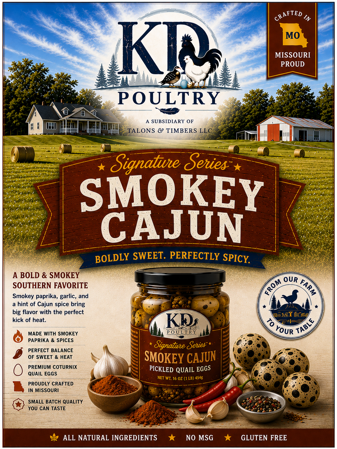 Smokey Cajun — bold Southern flavor